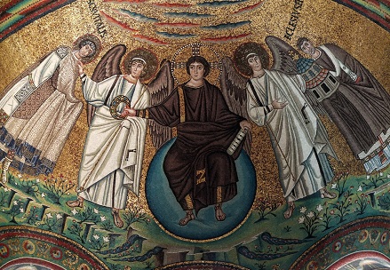 Mosaico de la cúpula de la Iglesia de San Vital de Rávena
