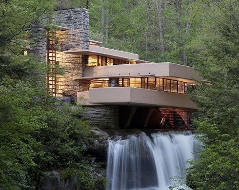 “Casa de la Cascada” de Frank Lloyd Wright
