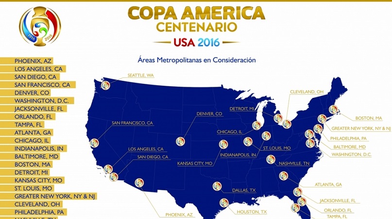 Copa América Sedes