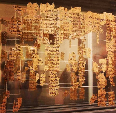 Fragmentos del Papiro de Turín