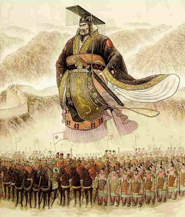 Qin Shi-Hoang y su guardia imperial