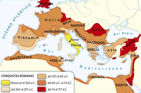 Expansión del Imperio Romano