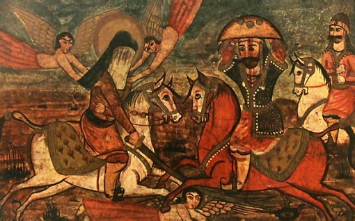Representación de la batalla de Khaybar