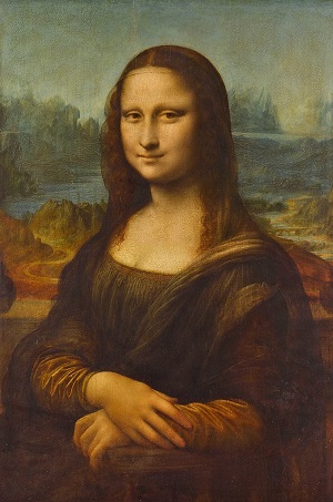La Gioconda o Monna Lisa (1503-1519). Leonardo da Vinci. Museo del Louvre, París, Francia.