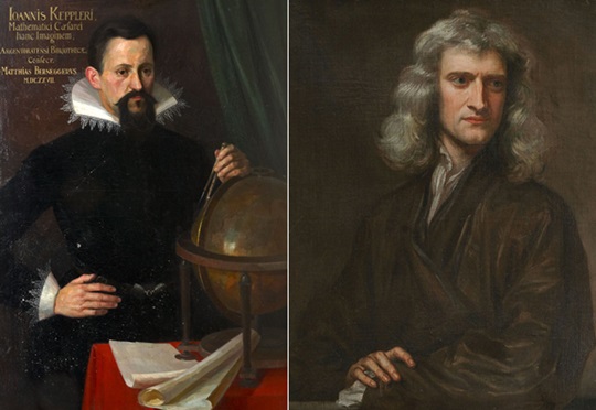 Johannes Kepler (1571-1630). Isaac Newton (1643-1727).
