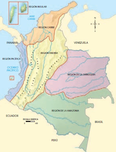 Regiones geográficas de Colombia