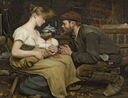 “Felicidad de los padres”. Jean-Eugène Buland. 1903