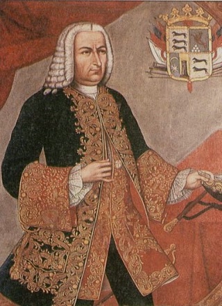 Retrato de Sebastián de Eslava por Joaquín Gutiérrez, s. XVIII, Museo de Arte Colonial de Bogotá.