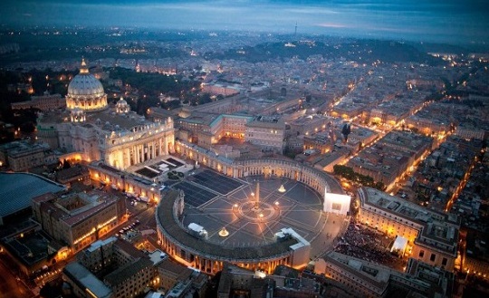 El Vaticano es concluido en el siglo XVII bajo el mandato del Papa Paulo V