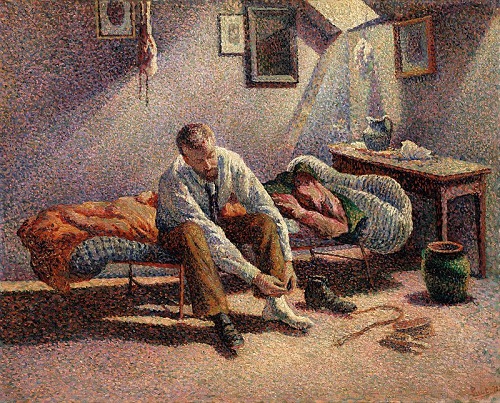 Morning, Interior (1890), de Maximilien Luce