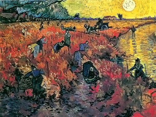 El viñedo rojo de Vincent van Gogh