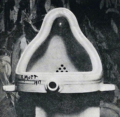La fuente es uno de los ready-mades de Duchamp