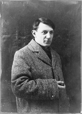 Pablo Ruiz Picasso fotografiado a sus 27 años de edad
