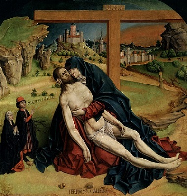 La Piedad de Fernando Gallego, 1470.