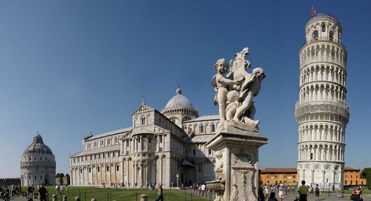 Conjunto monumental de Pisa. Catedral, campanario y baptisterio de Pisa. Alemania y los países nórdicos