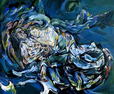 “Die Windsbraut” (La novia del viento). Oskar Kokoschka. 1914.