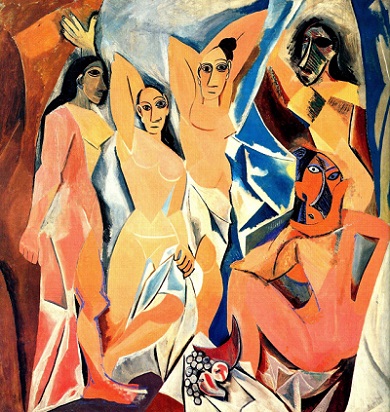 “Las señoritas de Aviñón”. Pablo Picasso. 1907.