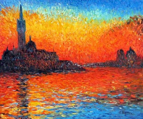 “Crepúsculo en Venecia”