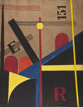 Gran pintura del ferrocarril (1920). Laszlo Moholy Nagy.