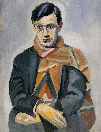 Retrato de Tristan Tzara. Por Robert Delaunay, 1923.