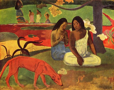 “Arearea”, 1892. Paul Gauguin.