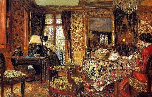 “En la habitación”, (1904). Édouard Vuillard.