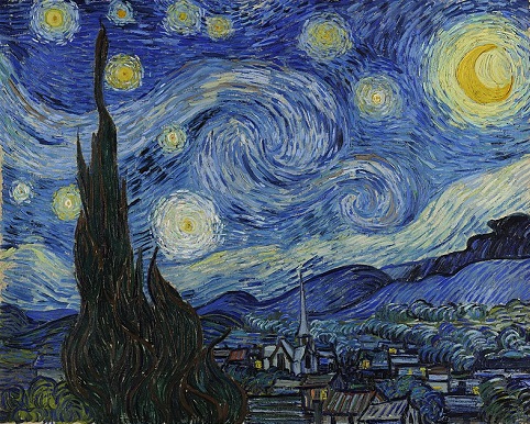 “La noche estrellada”, 1889. Vincent van Gogh.