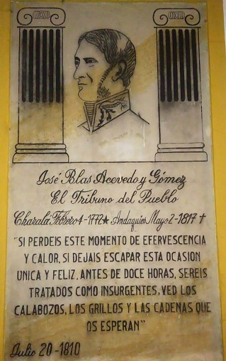 José Acevedo y Gómez. Frase célebre 