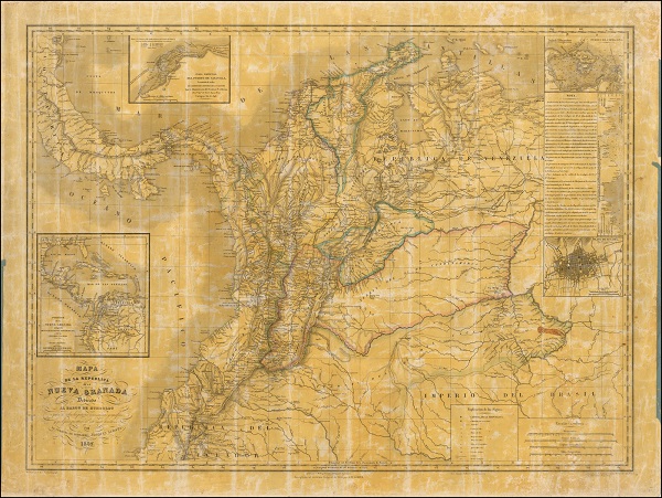 Mapa de la Nueva Granada