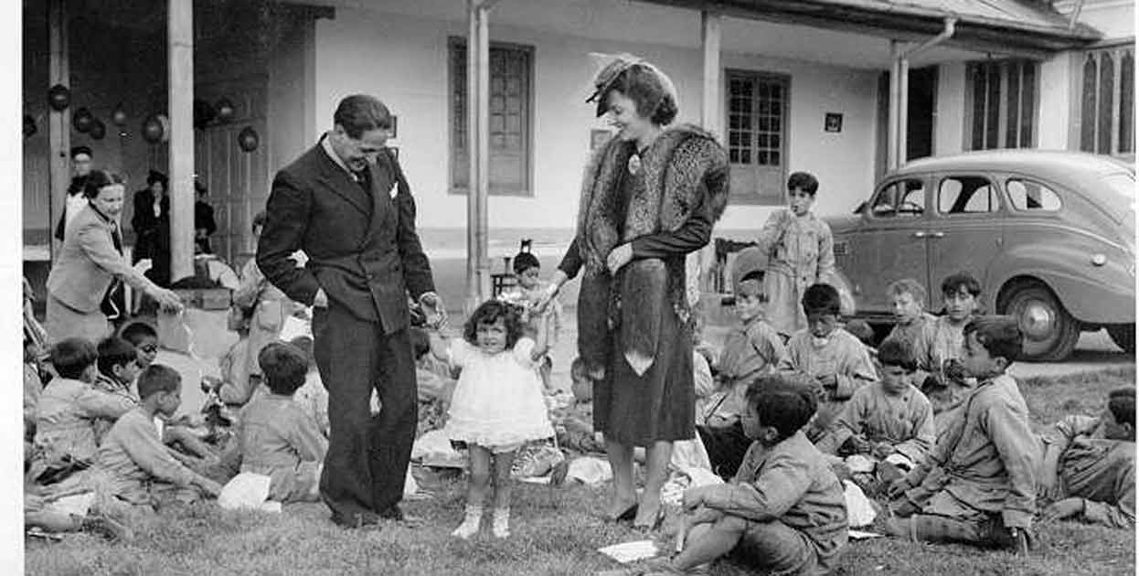 Jorge Eiécer Gaitán, Amparo Jaramilllo y Gloria