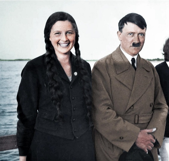 Hitler con su sobrina Geli Raubal