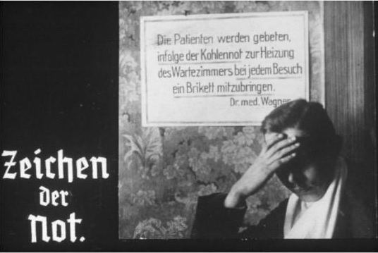. Zeichen der Not (Señales de pobreza). . Zeichen der Not (Señales de pobreza).