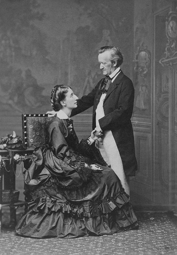 Richard Wagner y Cósima Liszt, 1872