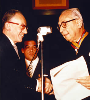 Alfonso López Pumarejo y Alberto Lleras Camargo