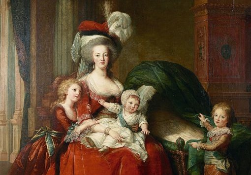 “María Antonieta y sus hijos” Élisabeth Vigée Le Brun (1787).