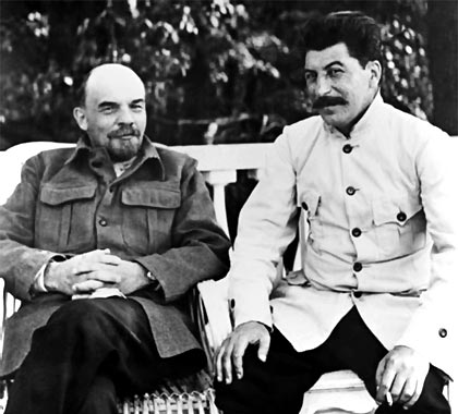 Stalin y Lenin