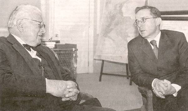 Julio Cesar Turbay Ayala y Alvaro Uribe