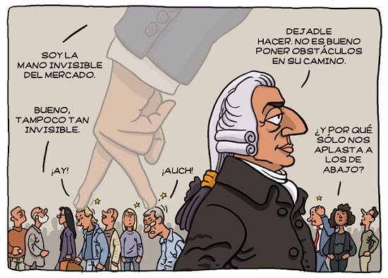Ilustración del pensamiento de Adam Smith Ilustración del pensamiento de Adam Smith