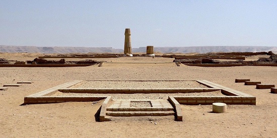 Ruinas del Templo de Atón en Ajetatón (en árabe: Amarna)