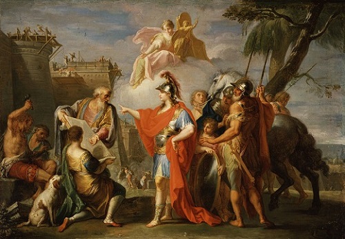 Alejandro fundando Alejandría, de Placido Costanzi.