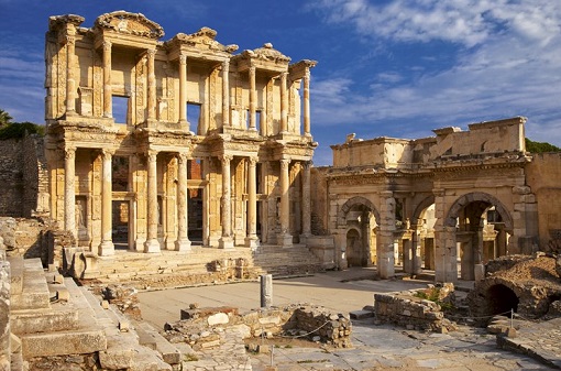 Ruinas actuales de la biblioteca de Alejandría