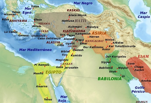 Expansión del reino hitita en tiempos de Muwatallis