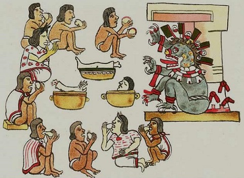 Canibalismo azteca