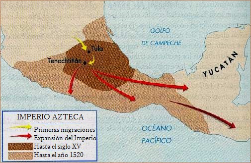  Mapa expansión azteca