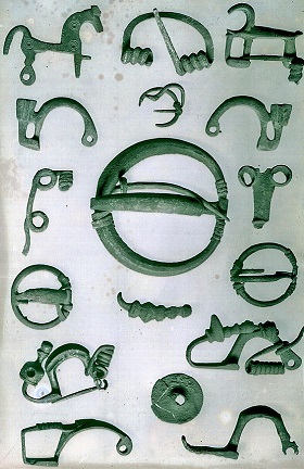 fibulas de bronce celtas