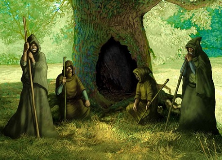 Druidas en el bosque de los carnutos