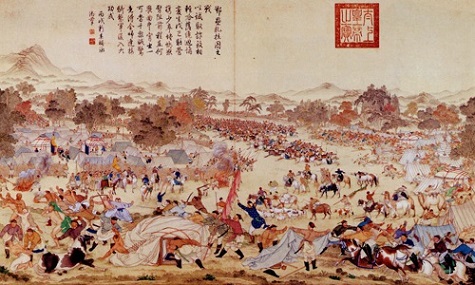Campaña contra los Zúngaros y la conquista Qing