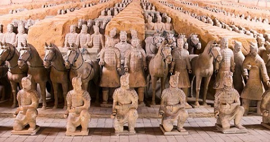 Guerreros de terracota