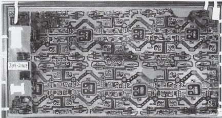Tapiz en lana de la cultura Recuay encontrado en el Callejón de Huaylas
