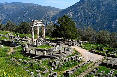Restos arqueológicos del oráculo de Delfos